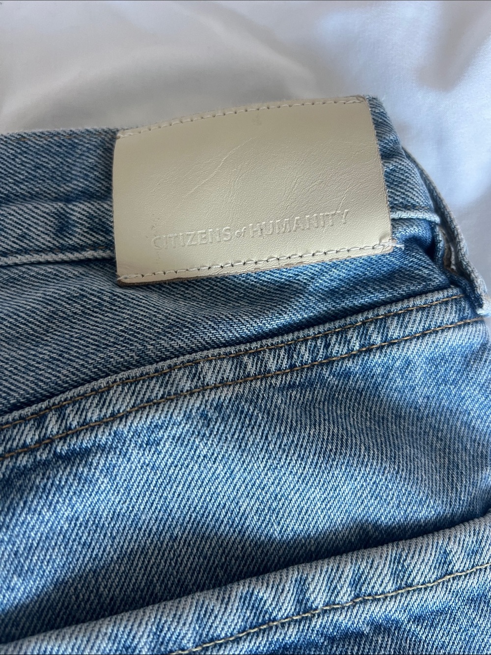 Citizens of Humanity Light Blue Denim Cutoff Shorts - Unbranded - Picture 7 of 7